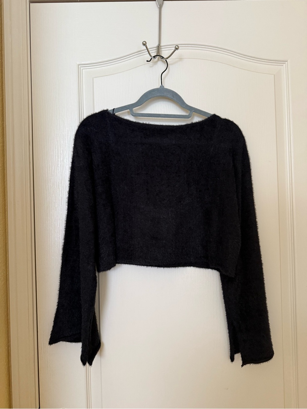 Zara black Cropped Sweater